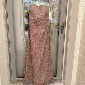 COPY - Montage Boutique Strapless Formal Light Mauve